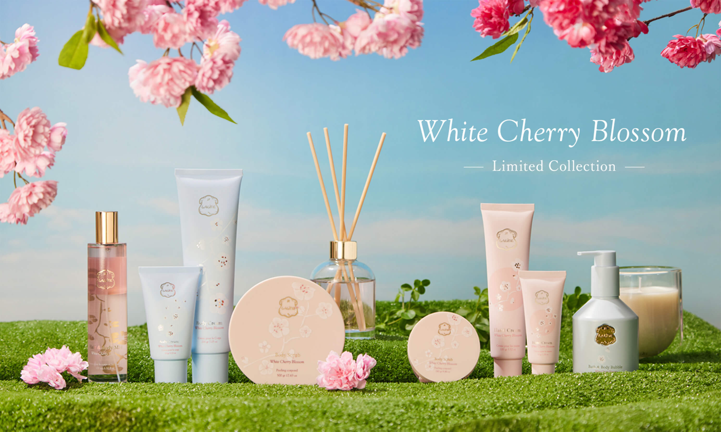 花々が香り立つ透明感あふれる香り White Cherry Blossom -Limited Collection