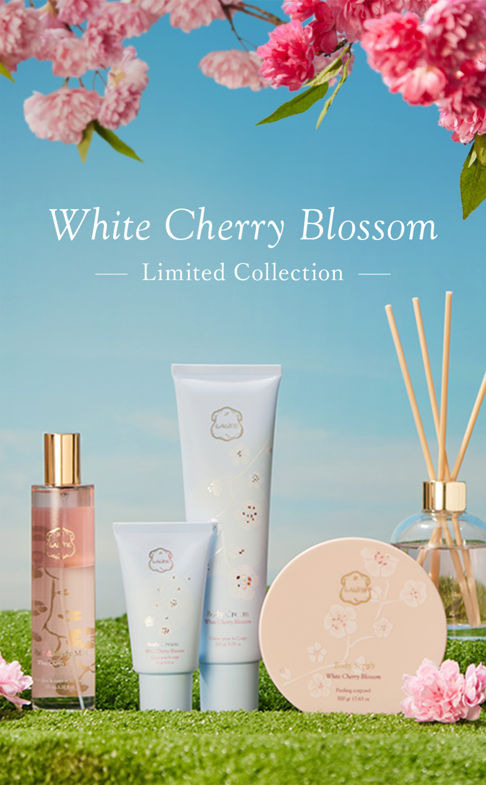 花々が香り立つ透明感あふれる香り White Cherry Blossom -Limited Collection-