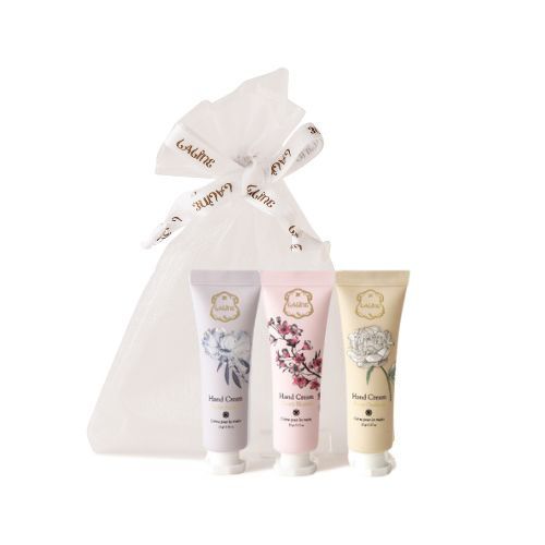 プチハンドクリーム10g 3本セット　(チェリーブロッサム&times;ピオニーガーデニア&times;バイオレットアンバー）